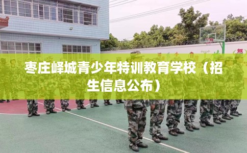 枣庄峄城青少年特训教育学校（招生信息公布）
