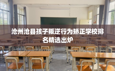 沧州沧县孩子叛逆行为矫正学校排名精选出炉