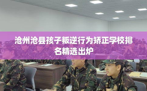 沧州沧县孩子叛逆行为矫正学校排名精选出炉