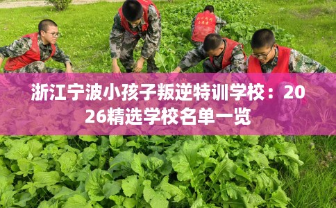 浙江宁波小孩子叛逆特训学校：2026精选学校名单一览