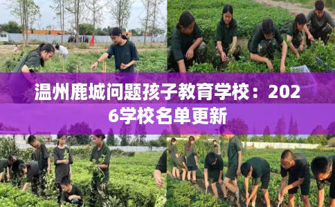 温州鹿城问题孩子教育学校：2026学校名单更新