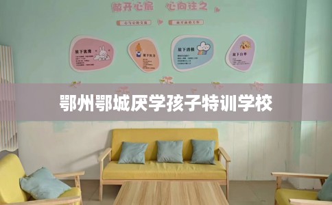 鄂州鄂城厌学孩子特训学校
