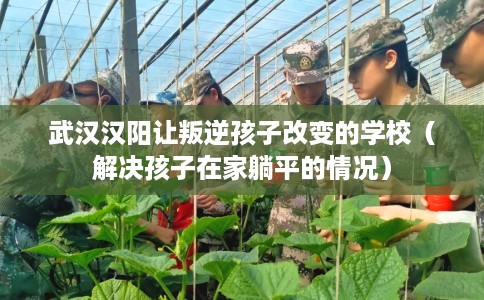 武汉汉阳让叛逆孩子改变的学校（解决孩子在家躺平的情况）