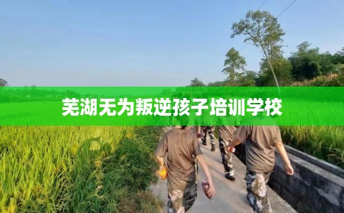 芜湖无为叛逆孩子培训学校