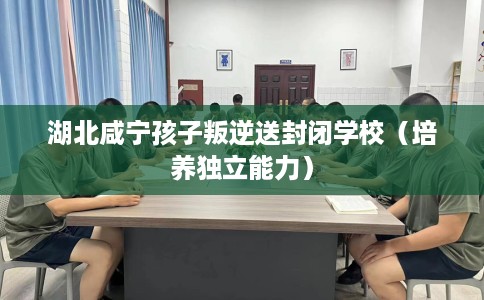 湖北咸宁孩子叛逆送封闭学校（培养独立能力）