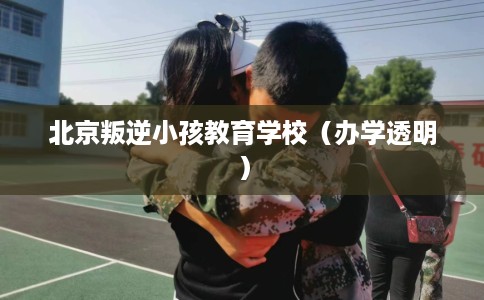 北京叛逆小孩教育学校（办学透明）