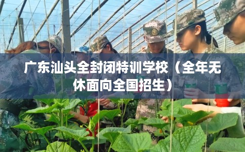 广东汕头全封闭特训学校（全年无休面向全国招生）