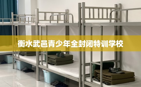衡水武邑青少年全封闭特训学校