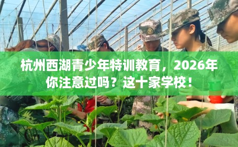 杭州西湖青少年特训教育，2026年你注意过吗？这十家学校！