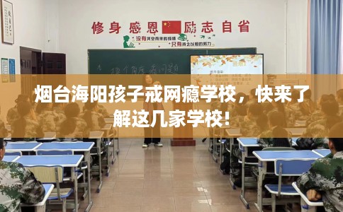 烟台海阳孩子戒网瘾学校，快来了解这几家学校!
