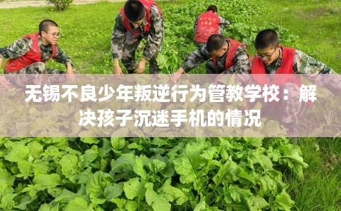无锡不良少年叛逆行为管教学校：解决孩子沉迷手机的情况