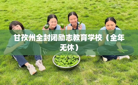 甘孜州全封闭励志教育学校（全年无休）