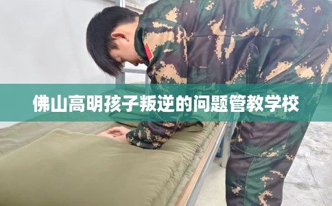 佛山高明孩子叛逆的问题管教学校
