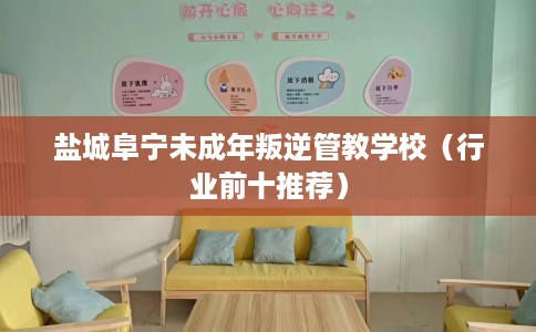 盐城阜宁未成年叛逆管教学校（行业前十推荐）