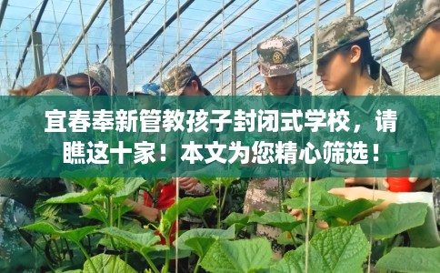 宜春奉新管教孩子封闭式学校，请瞧这十家！本文为您精心筛选！