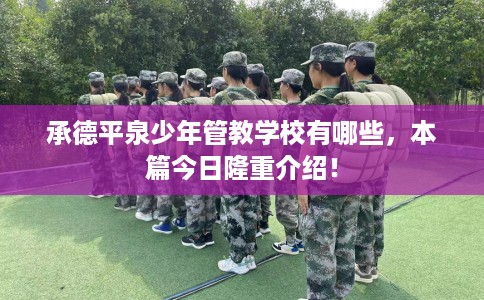 承德平泉少年管教学校有哪些，本篇今日隆重介绍！