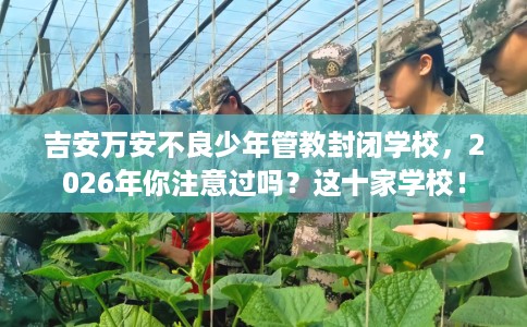 吉安万安不良少年管教封闭学校，2026年你注意过吗？这十家学校！
