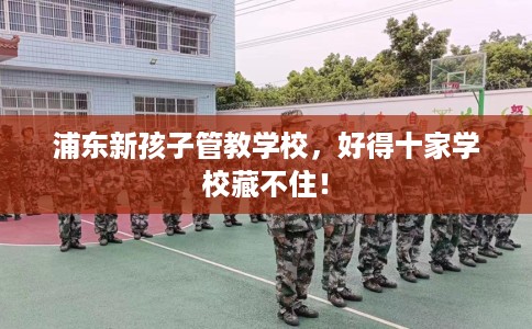 浦东新孩子管教学校，好得十家学校藏不住！