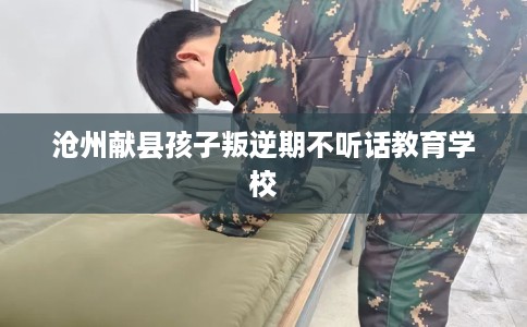 沧州献县孩子叛逆期不听话教育学校