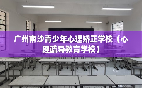 广州南沙青少年心理矫正学校（心理疏导教育学校）