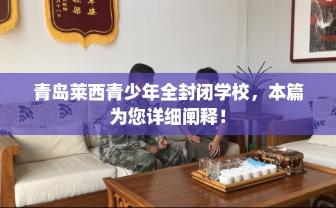 青岛莱西青少年全封闭学校，本篇为您详细阐释！