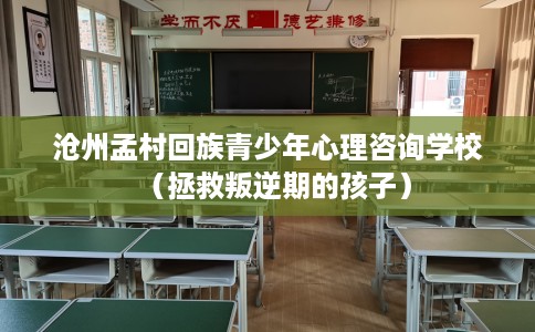 沧州孟村回族青少年心理咨询学校（拯救叛逆期的孩子）