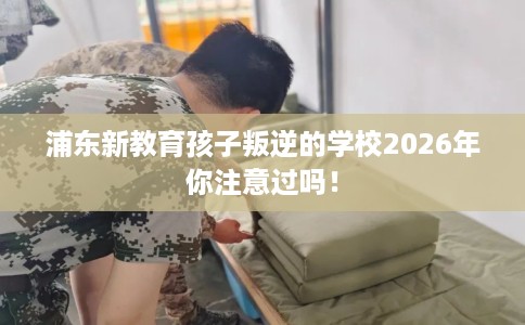 浦东新教育孩子叛逆的学校2026年你注意过吗！