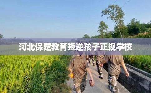 河北保定教育叛逆孩子正规学校