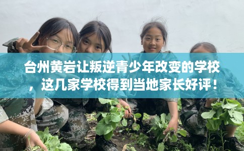 台州黄岩让叛逆青少年改变的学校，这几家学校得到当地家长好评！