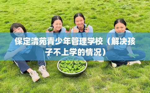 保定清苑青少年管理学校（解决孩子不上学的情况）