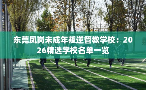 东莞凤岗未成年叛逆管教学校：2026精选学校名单一览