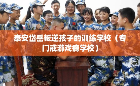泰安岱岳叛逆孩子的训练学校（专门戒游戏瘾学校）