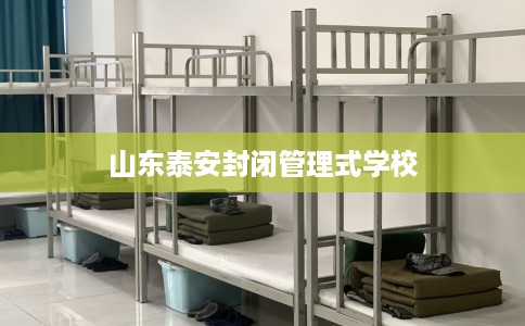 山东泰安封闭管理式学校