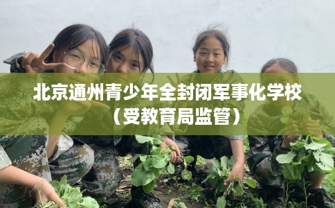 北京通州青少年全封闭军事化学校（受教育局监管）