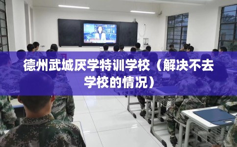 德州武城厌学特训学校（解决不去学校的情况）