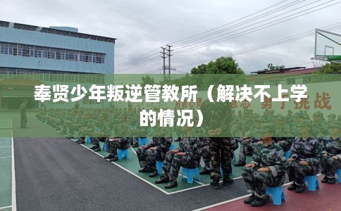 奉贤少年叛逆管教所（解决不上学的情况）