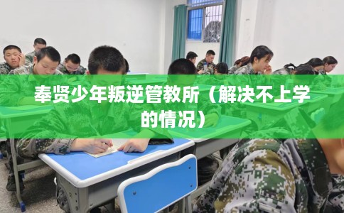 奉贤少年叛逆管教所（解决不上学的情况）