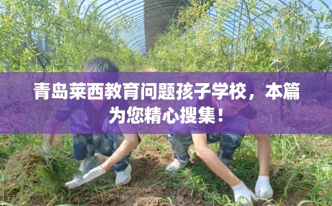 青岛莱西教育问题孩子学校，本篇为您精心搜集！