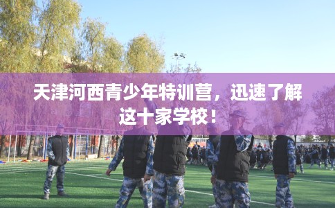 天津河西青少年特训营，迅速了解这十家学校！