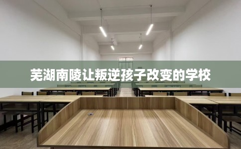 芜湖南陵让叛逆孩子改变的学校