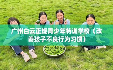 广州白云正规青少年特训学校（改善孩子不良行为习惯）