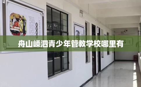 舟山嵊泗青少年管教学校哪里有
