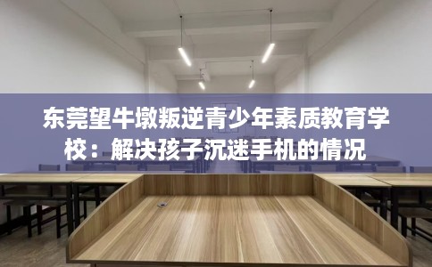 东莞望牛墩叛逆青少年素质教育学校：解决孩子沉迷手机的情况