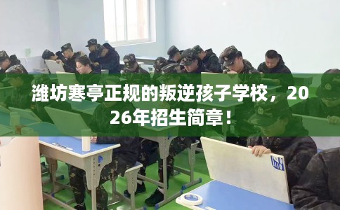 潍坊寒亭正规的叛逆孩子学校，2026年招生简章！