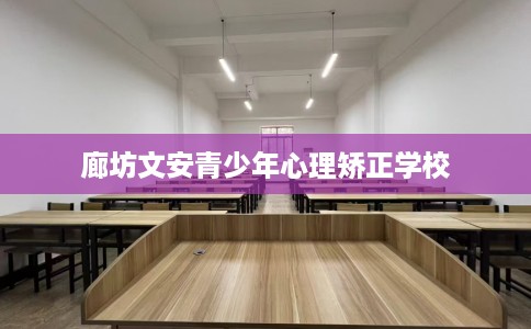 廊坊文安青少年心理矫正学校