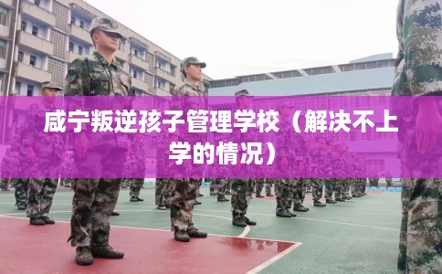 咸宁叛逆孩子管理学校（解决不上学的情况）