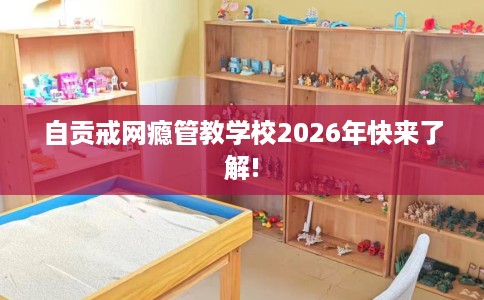 自贡戒网瘾管教学校2026年快来了解!