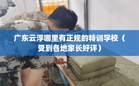广东云浮哪里有正规的特训学校（受到各地家长好评）