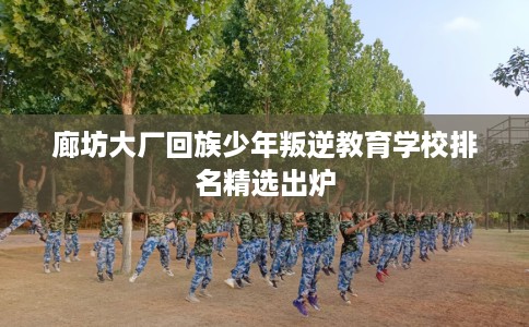 廊坊大厂回族少年叛逆教育学校排名精选出炉