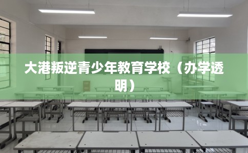 大港叛逆青少年教育学校（办学透明）